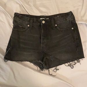 Button Fly Shorty Jean Shorts